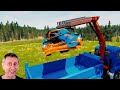 Long Cars vs Funny Cars and Big & Small: Mcqueen with Spinner Wheels vs Thomas Trains - BeamNG