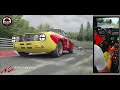 AWESOME Alfa Romeo GTAM @nordschleife - FUN RACE - Steering Wheel Gameplay