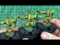 How to paint HeroQuest part 8 - speed paint and wet blending the abomination awesome lizardman