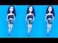 Disney Princess Doll Makeover ~ DIY Miniature Ideas for Barbie - Wig, Dress, Faceup, and More! DIY