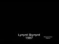 Lynyrd Skynyrd Interview prior to Tribute Tour 1987