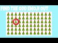 Find The Odd Emoji Out | Find Different Emoji || #findoddemoji #finddifferentemoji #quiz
