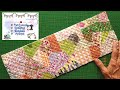 Cómo hacer una nueva Tela a Partir de Retazos para trabajar Patchwork y Quilting Paso a Paso