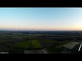 Hoog boven de windmolens van Neer met de Predator 650 Drone.