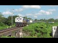 Trains in Guwahati - Rangiya Section traversing through Lush Greenery