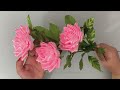 DIY | How To Make Rose Flower From Satin Ribbon Easy |diy rose flower satin ribbon easy