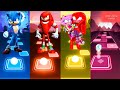 Sonic The Hedgehog Vs Knuckles Vs Amy Knuckles Vs Sonic Knuckles Tiles Hop Gameplay
