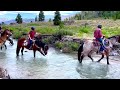 CAMPING WITH HORSES IN THE WYOMING MOUNTAINS|Bitterroot Ranch Cow Camp