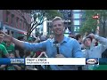 Fans get ready for game 2 of the NBA Finals in Boston