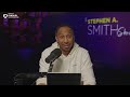 Stephen A. Smith weighs in on Shannon Sharpe and Skip Bayless' teary goodbye