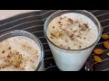 Date and Almond Milkshake Recipe | Energy Drink for Sehri | Ramadan Special | 3 Ingredient Recipe