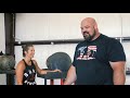 420LB MAN VS WIFE | WHO'S STRONGER?  *CROSSFIT/STRONGMAN*