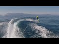 South Lake Tahoe Wake Boarding - Matis First Time