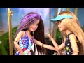 Barbie Family Pool Party & Toddler Bounce House Story
