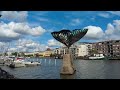 Oldest City of Finland - Summer Walk along Aura River in Turku ( July 2022 )