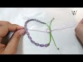 DIY Lavender Macrame Bracelet | Macrame Bracelet Tutorial for Beginners