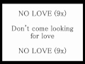 August Alsina ft. Nicki Minaj - No Love (Lyrics)