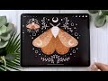 How To Draw A Magical Moth in Procreate • Digital Art Tutorial