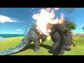 Run Away from Godzilla | B.E.A.S.T. Kong  to the Rescue! - Animal Revolt Battle Simulator