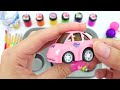 Satisfying Video l How to Make Lollipop Candy With Playdoh & Paintbrush Cutting ASMR l Sand Crunchy