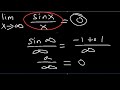 L'hospital's Rule Indeterminate Forms, Limits at Infinity, Ln, Trig & Exponential Functions Calculus