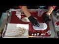 Crushed sea shell feather trinket tray Video #155