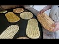 Cooking the most delicious Iranian Berber bread: the method of baking Berber bread in the bakery
