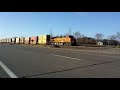 (First Camcorder video) BNSF 4016 East. Elk River, MN
