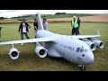 WORLD´S LARGEST ELECTRIC RC MODEL AIRCRAFT FROM TYLER PERRY / 149KG C-17 GLOBMASTER FLIGHT DEMO !!!