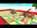 Dinosaur Tyrannosaurus Touch Battle -Animal Revolt Battle Simulator
