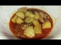 Aloo gosht  desi style |potatoes & chicken) |