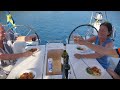 🇭🇷CROATIA  Sailing☀️EPIC Sailing CRUISING down the coast,⛵️visiting nearby ISLANDS. Food, wine 👍. 🇸🇪