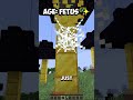 how to escape traps at different ages in minecraft 😱 #shorts