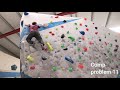 Bouldering at Eden Rock Edinburgh; mostly falls but a few sends