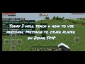 How To Use Private Chat On Zedar Smp