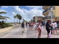 Walking Florida's Hollywood Beach Broadwalk in April 2022