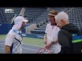 Peyton Manning & John McEnroe play doubles tennis | McEnroe's Places