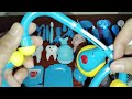 10:03 Minutes Satisfying with Unboxing Blue doctor and dental playset || ASMR