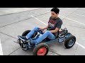 changing gas to electric go kart casero