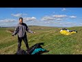 Paragliding Control: Strong Wind Preparation & Take Off (Basic Tips)