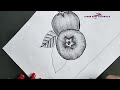 Blueberry🫐Drawing Easy Pencil Sketch || Fruit Drawing || Blueberry Drawing🥰 Step By Step ||