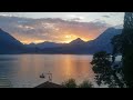 Sunset on Lake Como, Italy