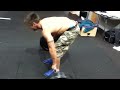 55th Rep of 70Kg Push Press with alternate Cindys (CrossFit Causeway)