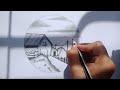 Learn to Draw Circles Easily: Scenery Drawing Tutorial
