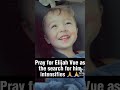 MISSING 3 year old Elijah Vue- Two Rivers, Wisconsin. Who is responsible??