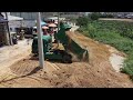 Start a new project!! Filling Land to build a citizen house by Dozer & Truck 5T