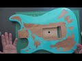 Using a Stencil to Relic a Guitar - Easiest Way