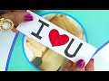 How to make an easy paper Heart with a Message using Origami paper //DIY Greeting Cards Idea.