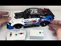 4K MOC How to Motorize #42153, NASCAR Next Gen Chevrolet Camaro ZL1 RC Mod w/ Lego Powered Up Motors