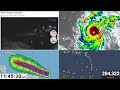 🔴 BREAKING: CAT 4 Hurricane Beryl and Chris - LIVE Camera and Satellite